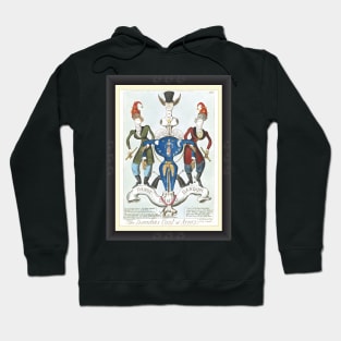 The Dandies Coat Of Arms - Mens Fashion Caricature Hoodie